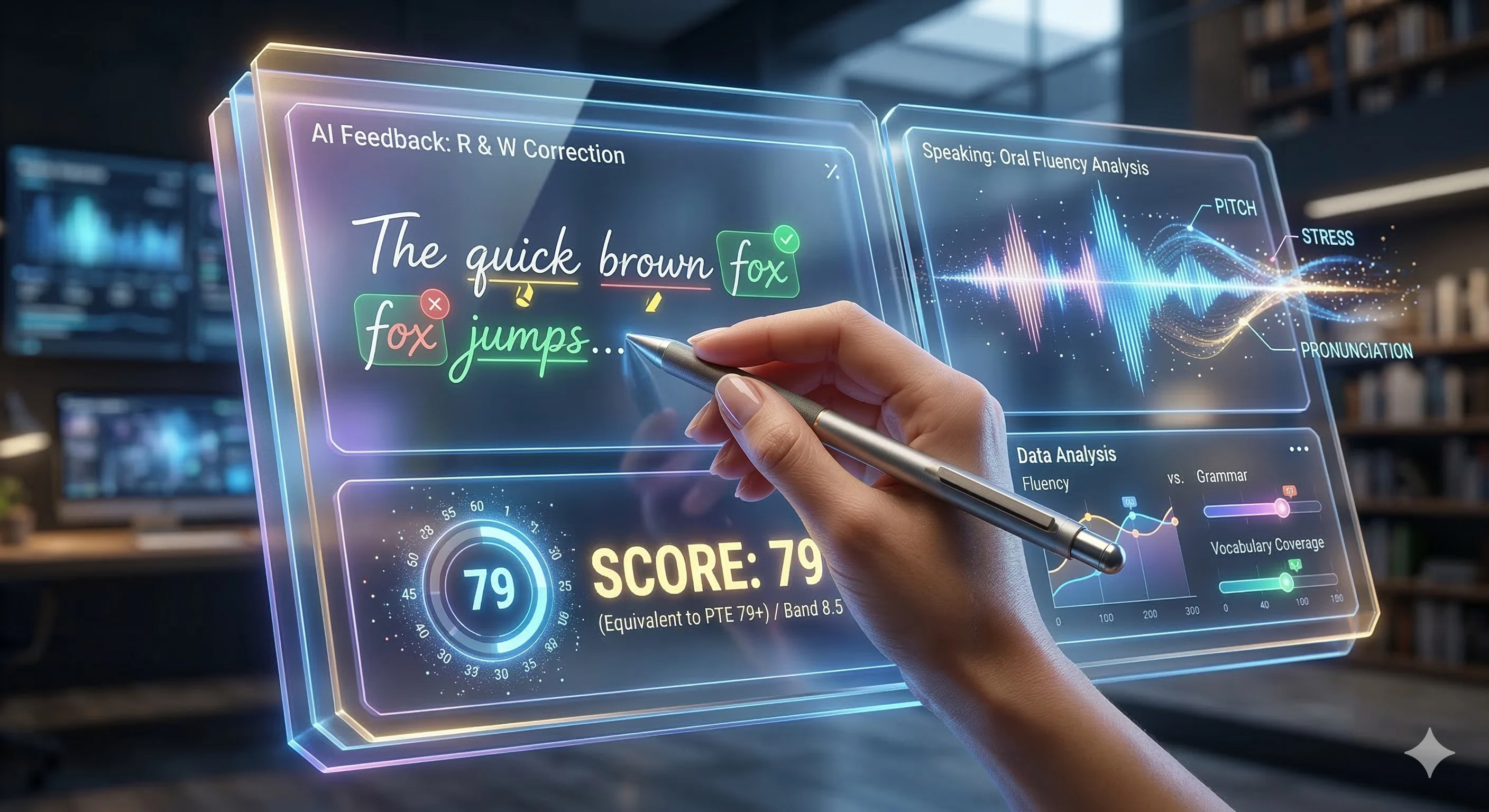 Instant AI scoring preview